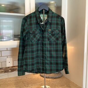 Dixxon Flannel Co Green Black Plaid McCaffrey Shirt Size Medium Snap